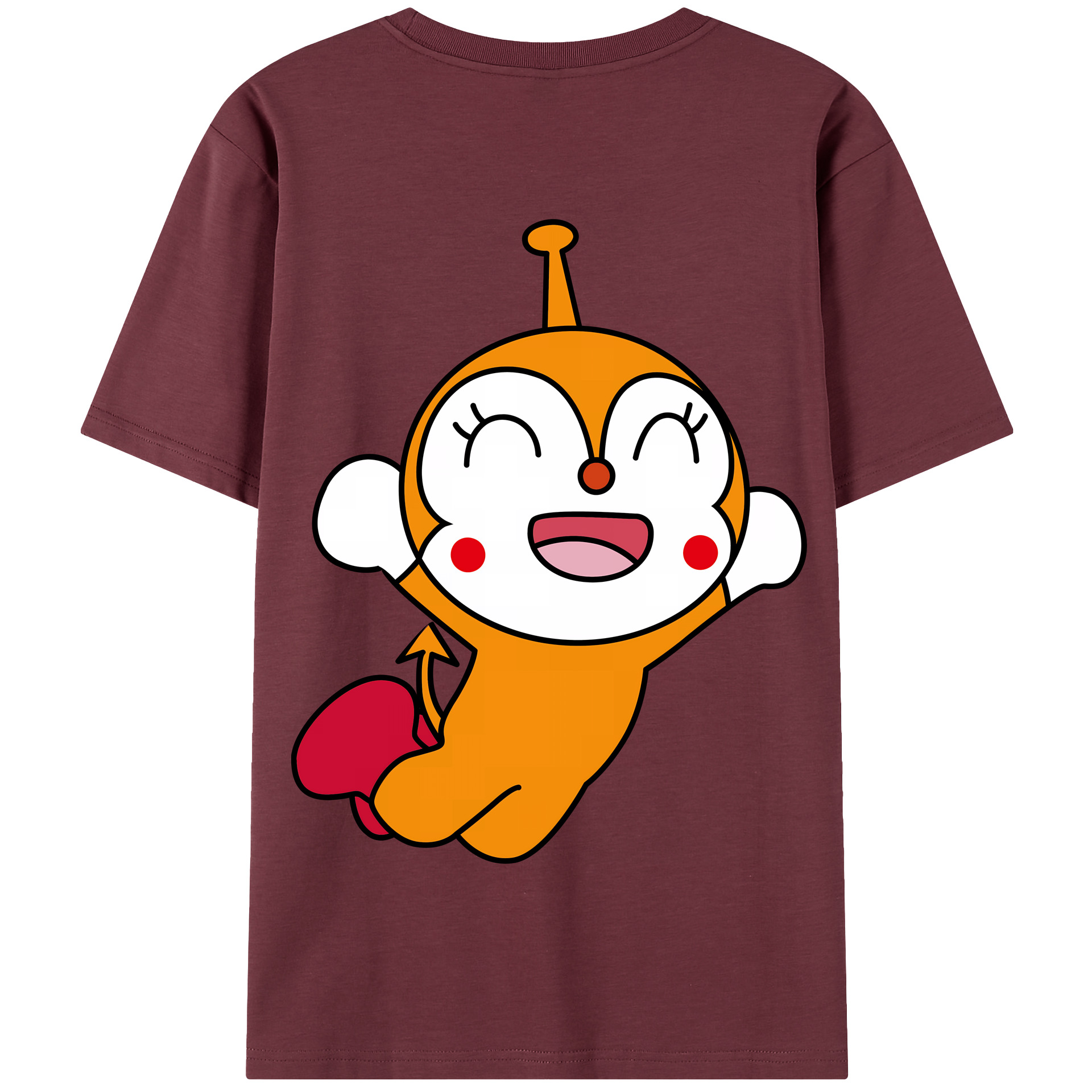 （画像用） アンパンマン Anpanman 綿100％半袖Tシャツ（背面プリント）